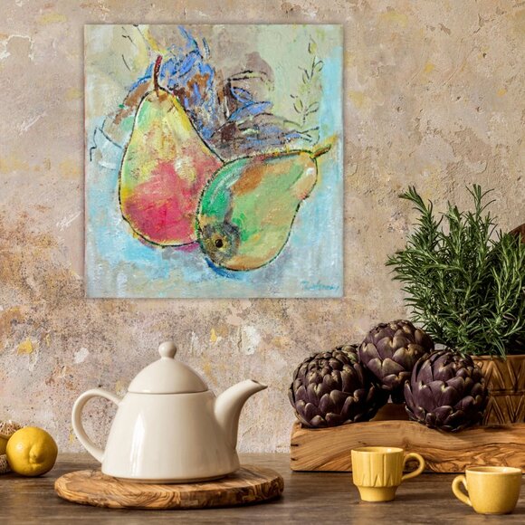 Original Painting Pear Wall Art Decor - Picture 4 of 4
